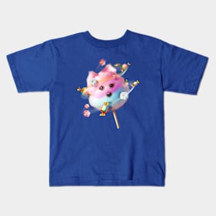 Crazy Candy Poodle Kids T-Shirt